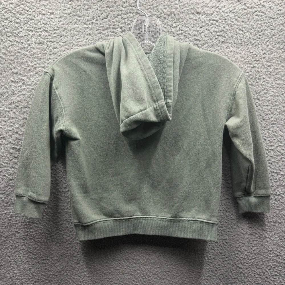 Carter's Hoodie Toddler Boy Size 4T Green Cargo Style Pocket Pullover Hoodie 4T
